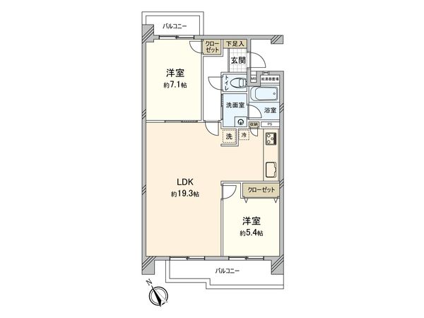 間取図(平面図)
