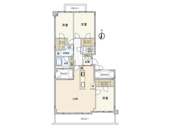 フォレスティア一社クラッシィ 間取図(平面図) フォレスティア一社クラッシィ 間取図(平面図)