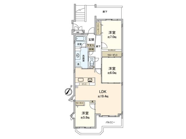 ユーハウス植園 間取図(平面図) ユーハウス植園 間取図(平面図)