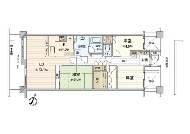 一社の丘パーク・ホームズ 間取図(平面図) 一社の丘パーク・ホームズ 間取図(平面図)