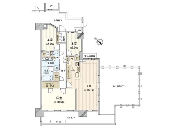 プラウド一社パークフロント 間取図(平面図)