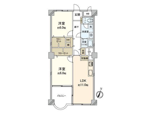 星ヶ丘アイリス 南棟 間取図(平面図) 星ヶ丘アイリス 南棟 間取図(平面図)