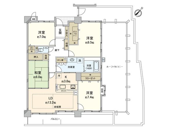 ヴィアレ一社東 間取図(平面図)