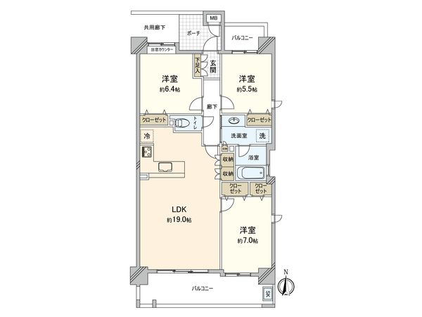 ユニーブル一社パークアベニュー 間取図(平面図) 間取図(平面図)