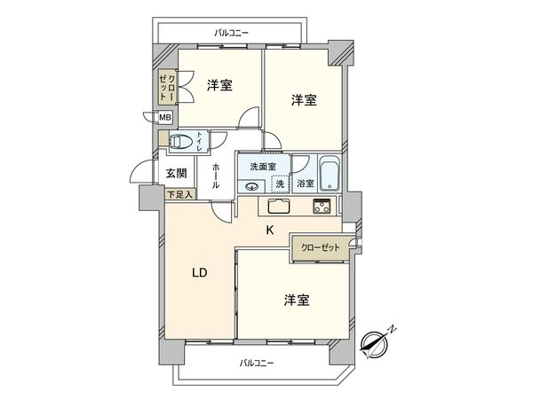 ライオンズマンション高針台 間取図(平面図) ライオンズマンション高針台 間取図(平面図)