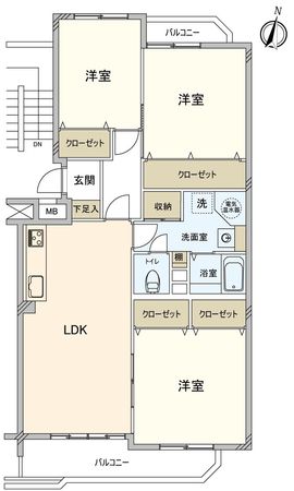 第二池上住宅 間取図(平面図) 第二池上住宅 間取図(平面図)