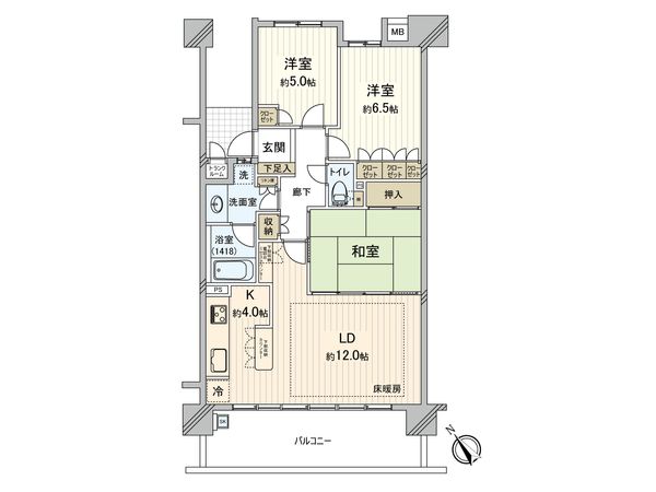 藤和シティホームズ名東神里 間取図(平面図) 藤和シティホームズ名東神里 間取図(平面図)