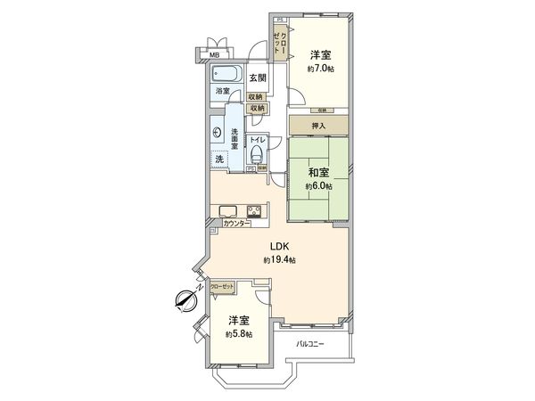 ユーハウス植園 間取図(平面図) ユーハウス植園 間取図(平面図)