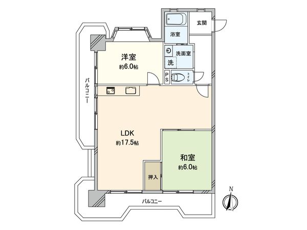 ロイヤル上社 間取図(平面図) 間取図(平面図)