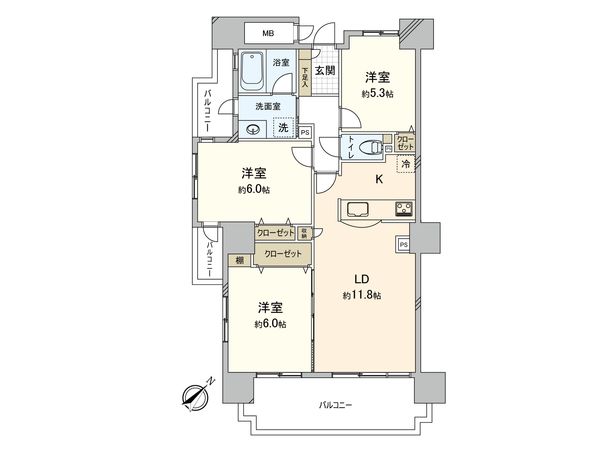 オペラ・デ・社台 間取図(平面図)
