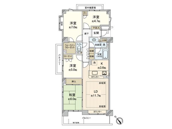 間取図(平面図)