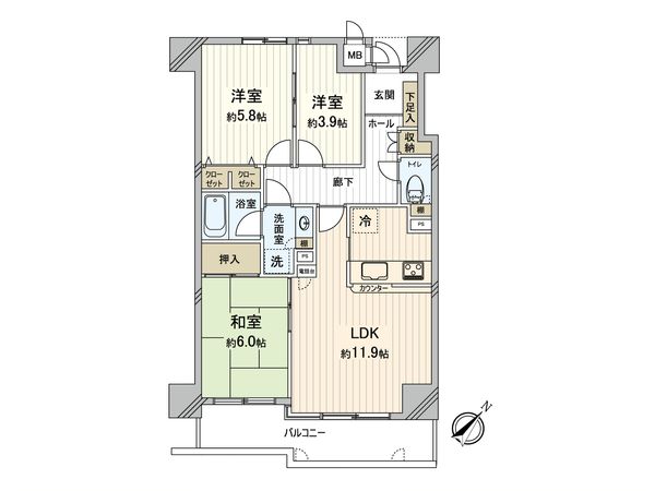 間取図(平面図)