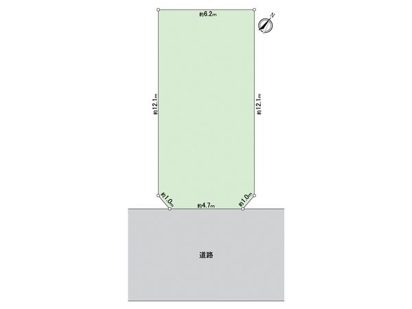 豊明市三崎町中ノ坪 土地 区画図 豊明市三崎町中ノ坪 土地 区画図