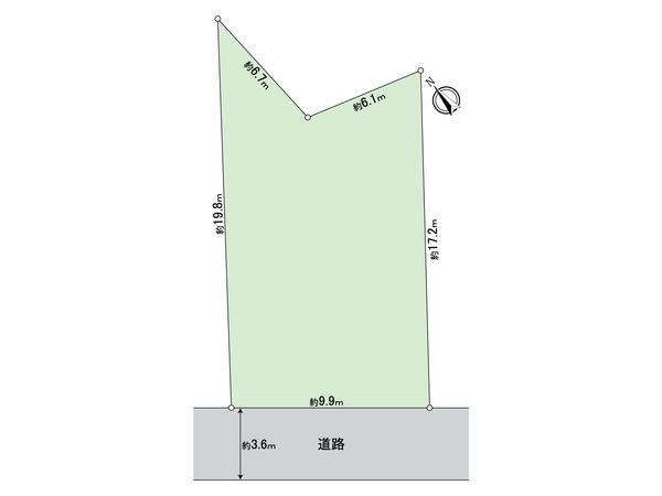 緑区文久山 土地 区画図 緑区文久山 土地 区画図