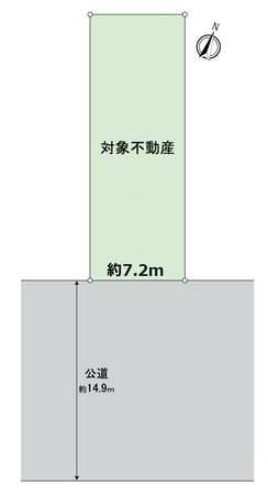 緑区六田1丁目 土地 区画図 区画図