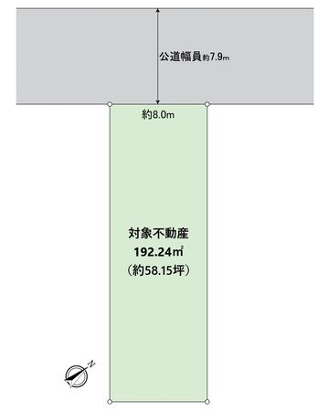 緑区神沢3丁目 区画図 緑区神沢3丁目 区画図