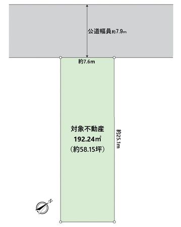 緑区神沢3丁目 区画図 緑区神沢3丁目 区画図
