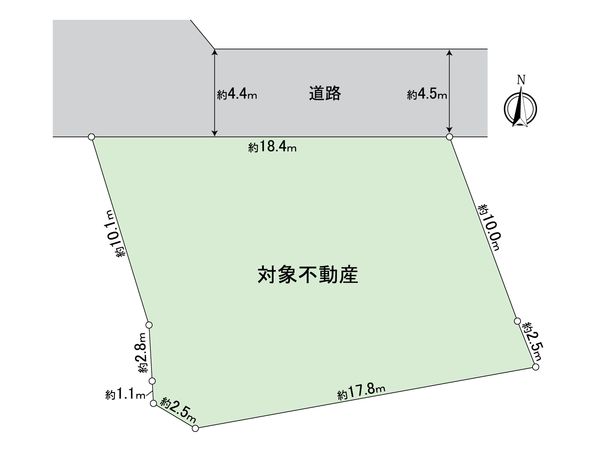 豊明市栄町上姥子 土地 区画図 豊明市栄町上姥子 土地 区画図