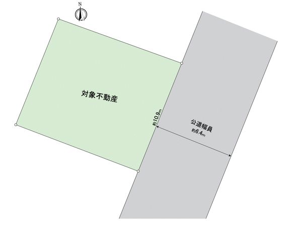 緑区東神の倉3丁目 土地 区画図