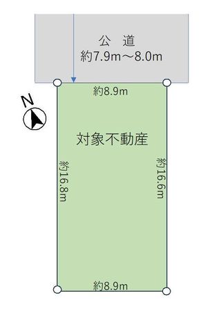 緑区神沢2丁目 土地 区画図 区画図
