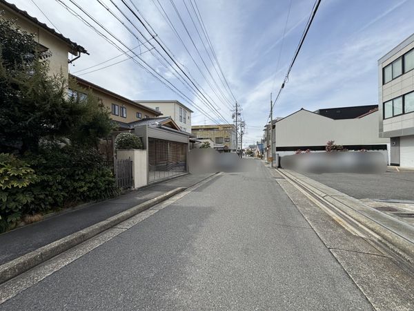 中村区二ツ橋町2丁目 土地 前面道路含む外観