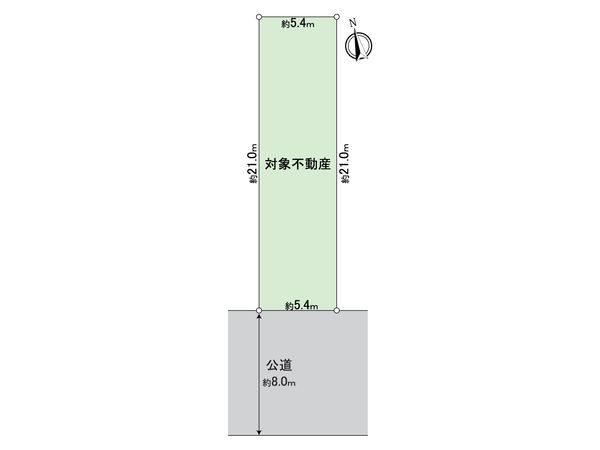 南区明円町 土地 区画図 南区明円町 土地 区画図