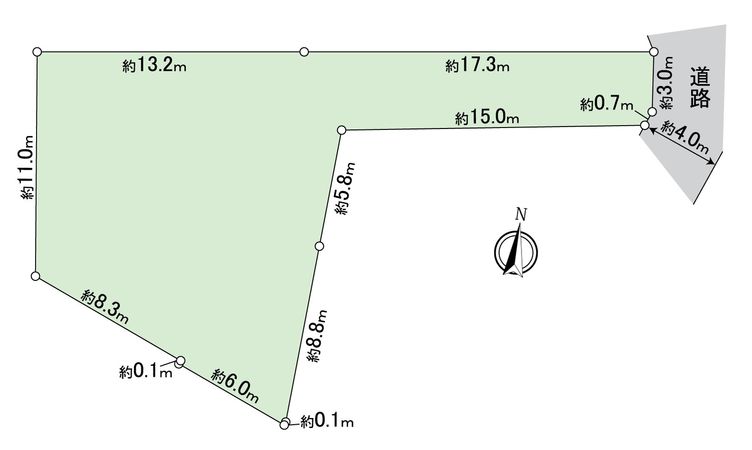緑区作の山町 土地 区画図 緑区作の山町 土地 区画図