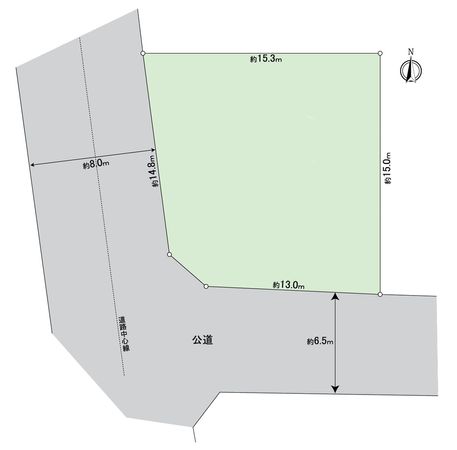 天白区西入町 区画図 天白区西入町 区画図