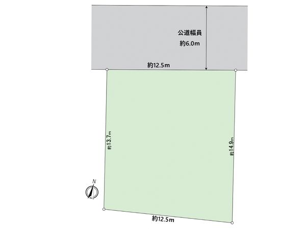 東郷町大字春木字白土 土地 区画図 東郷町大字春木字白土 土地 区画図