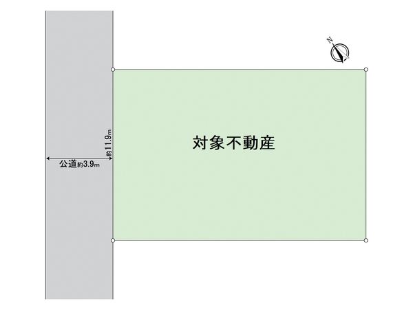 豊明市栄町大根 土地 区画図
