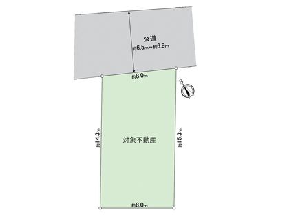 緑区尾崎山1丁目 土地 区画図