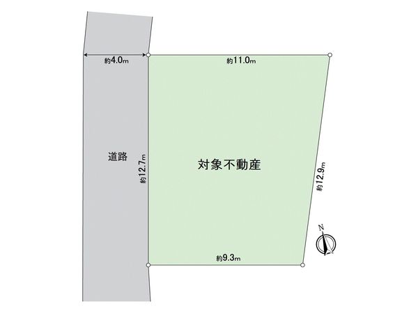 天白区野並2丁目 土地 区画図