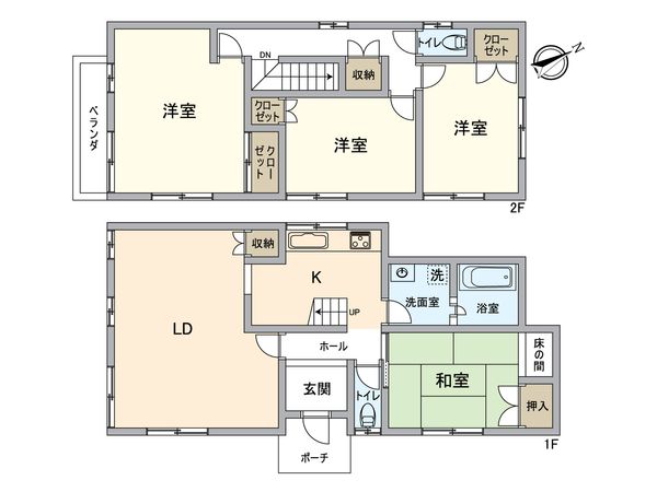 緑区平手北2丁目 戸建 間取図(平面図) 緑区平手北2丁目 戸建 間取図(平面図)