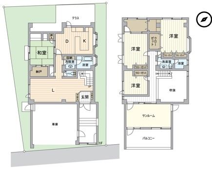 緑区神沢2丁目 戸建 間取図(平面図) 間取図(平面図)