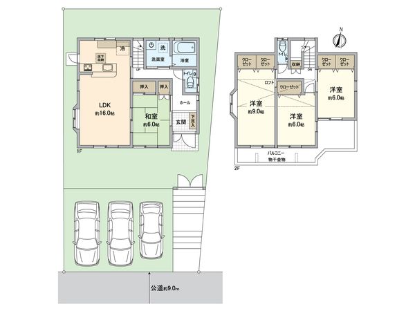 緑区鎌倉台2丁目 戸建 間取図(平面図) 緑区鎌倉台2丁目 戸建 間取図(平面図)