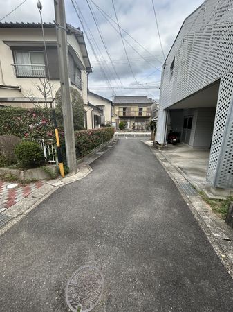 豊明市栄町大蔵下 戸建 前面道路含む外観 前面道路含む外観