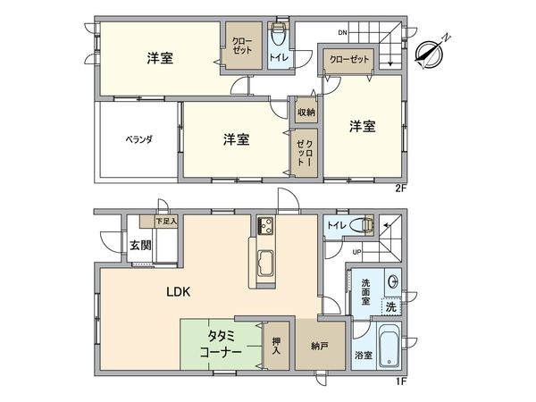 緑区大高台3丁目 戸建 間取図(平面図) 緑区大高台3丁目 戸建 間取図(平面図)