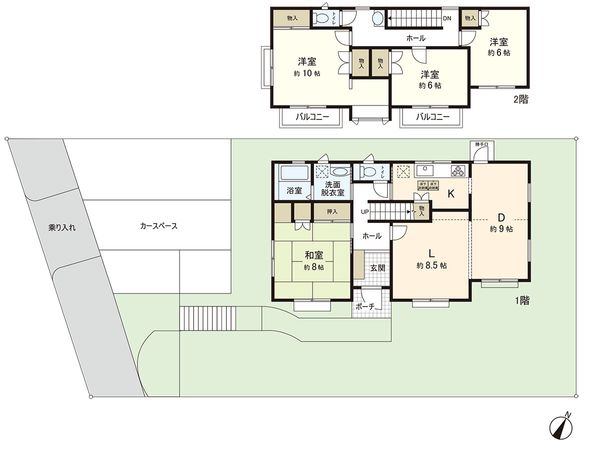 緑区水広1丁目 戸建 間取図(平面図) 緑区水広1丁目 戸建 間取図(平面図)