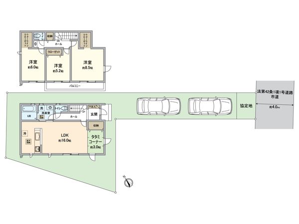 緑区東神の倉3丁目 新築戸建 間取図(平面図) 緑区東神の倉3丁目 新築戸建 間取図(平面図)