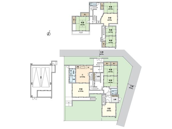豊明市前後町仙人塚 戸建 間取図(平面図) 豊明市前後町仙人塚 戸建 間取図(平面図)