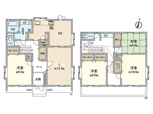 緑区神の倉4丁目 戸建 間取図(平面図) 緑区神の倉4丁目 戸建 間取図(平面図)
