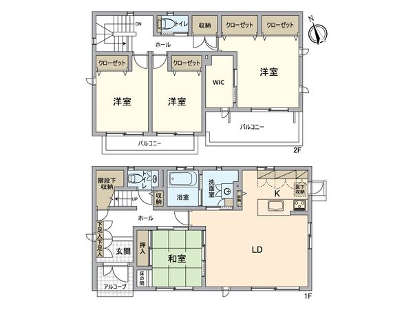 名古屋市緑区定納山2丁目 間取図(平面図) 名古屋市緑区定納山2丁目 間取図(平面図)