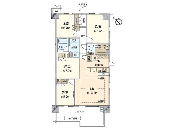 プレミスト鳴子北ヒルズフォート 間取図(平面図) プレミスト鳴子北ヒルズフォート 間取図(平面図)
