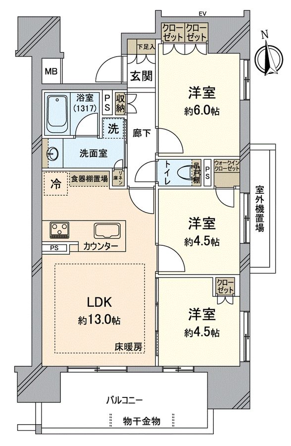 間取図(平面図)