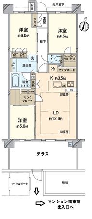 プレミスト鳴子北ブライトテラス 間取図(平面図) プレミスト鳴子北ブライトテラス 間取図(平面図)