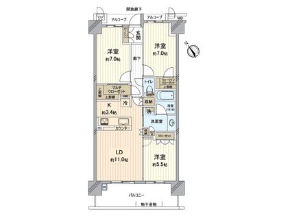 間取図(平面図)