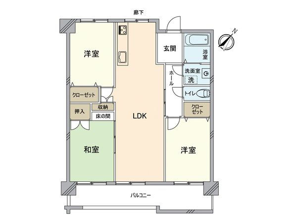 島田橋住宅 2号棟 間取図(平面図) 島田橋住宅 2号棟 間取図(平面図)