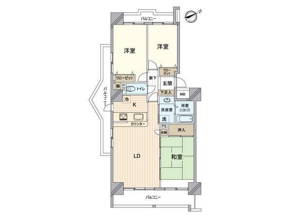 シンフォニアみなみが丘イーストコート 間取図(平面図) シンフォニアみなみが丘イーストコート 間取図(平面図)