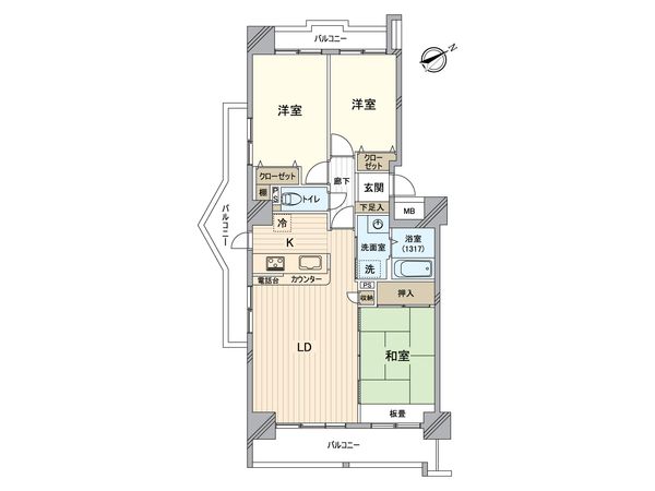 シンフォニアみなみが丘イーストコート 間取図(平面図) シンフォニアみなみが丘イーストコート 間取図(平面図)
