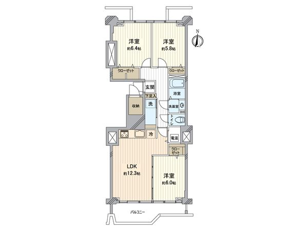 シーアイマンション本郷 間取図(平面図) シーアイマンション本郷 間取図(平面図)
